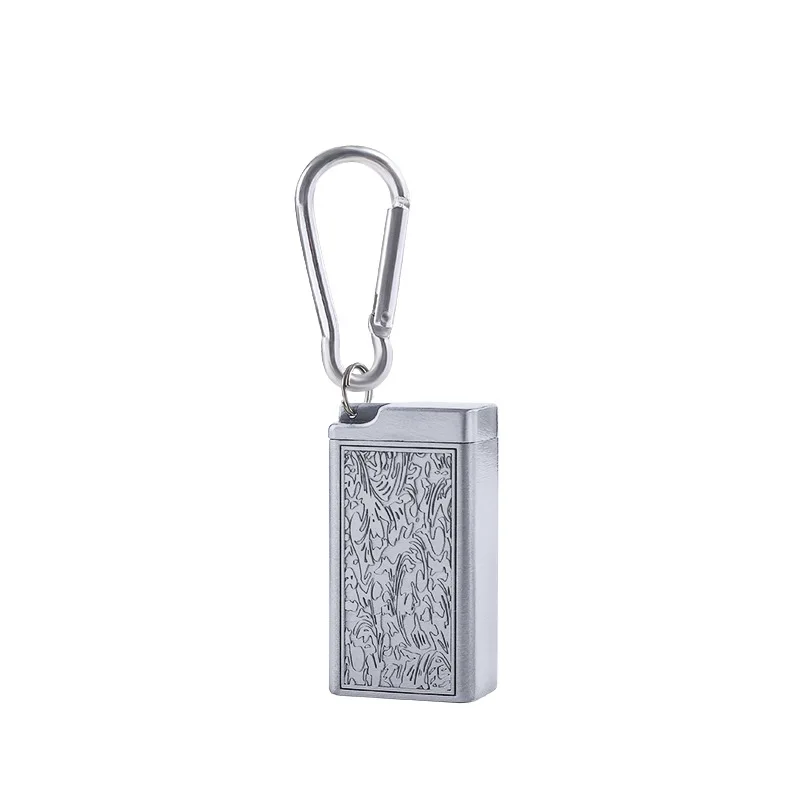 Portable Metal Ashtray with Climbing Hook for Outdoor Travel