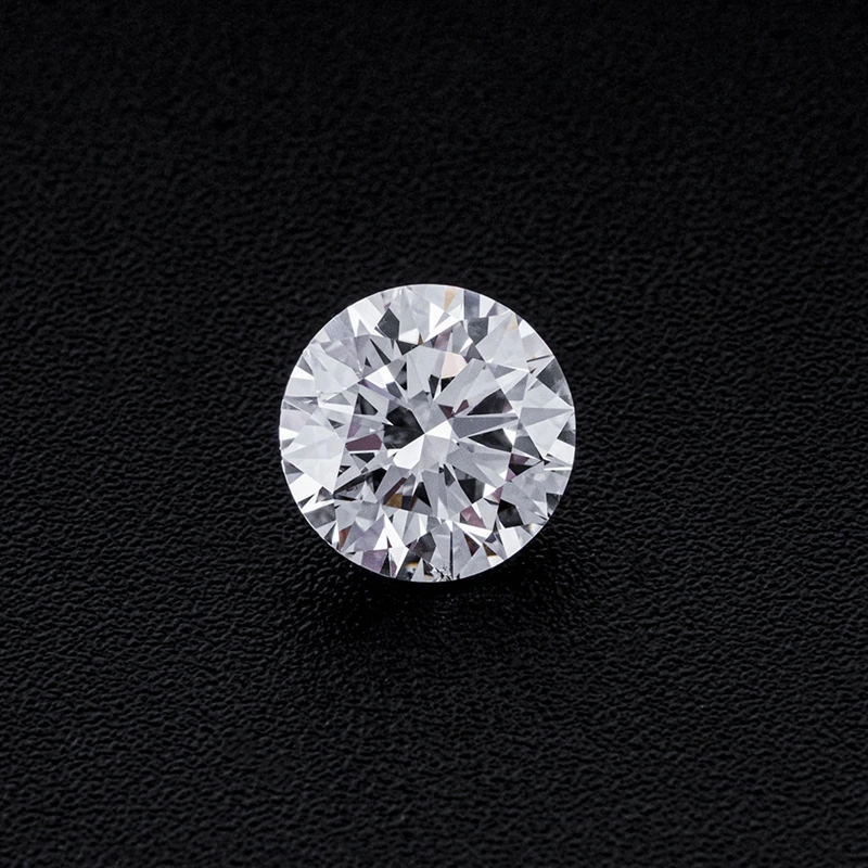 Certified Small Size Moissanite 5.0mm 0.5ct Round Brilliant Cut VVS Loose Gemstones for Jewelry Making With Report