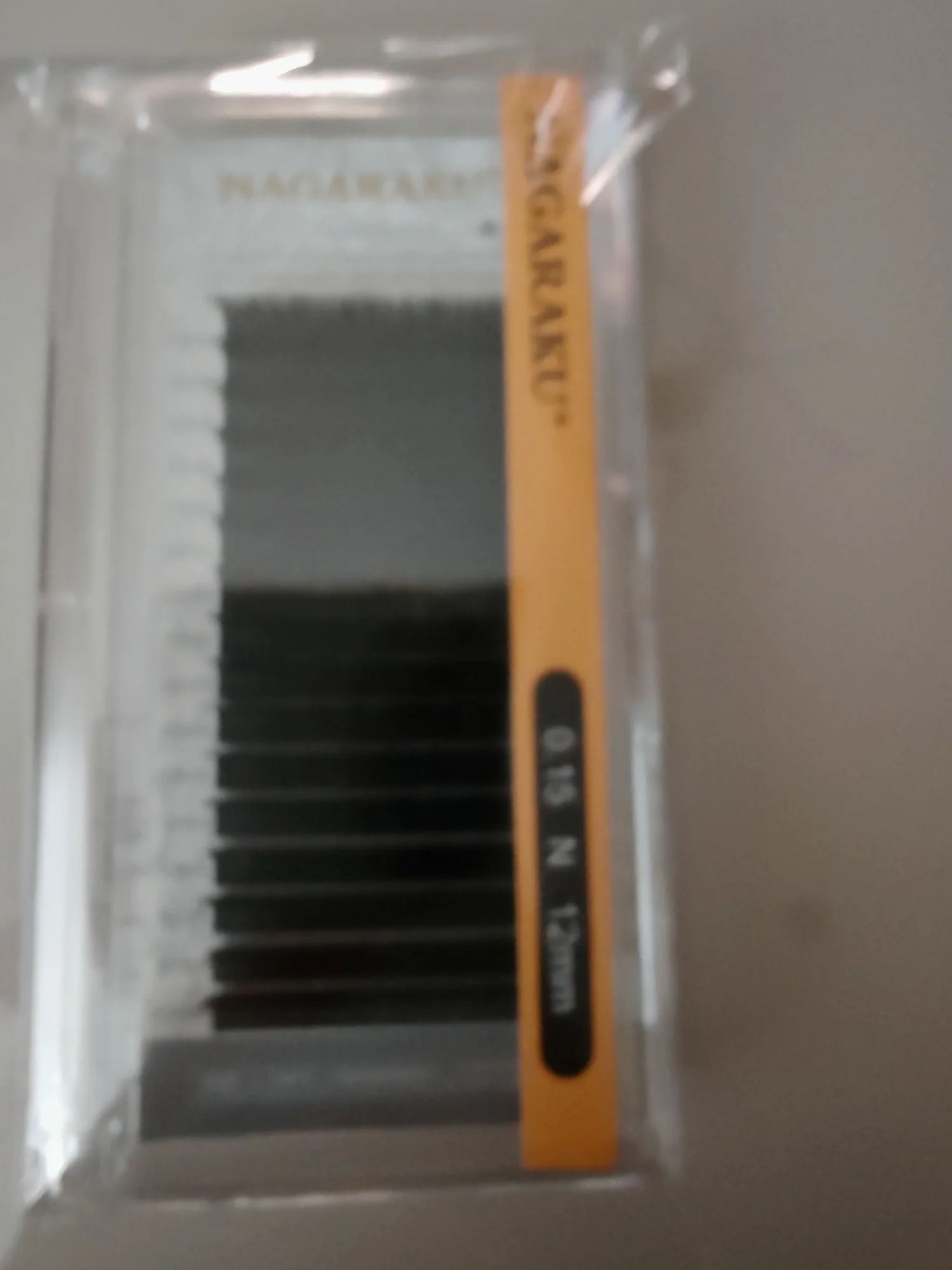NAGARAKU Eyelash Extensions N M L LB LC LD Curl Mink Eyelash Individual Makeup False Lashes Magnetic Eyelashes photo review