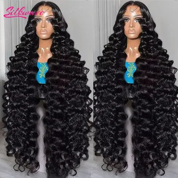 30 40 Inch Loose Deep Wave Wigs 13x6 Hd Lace Frontal Wig Brazilian Human Hair Wig 13x4 Preplucked Transparent Hd Lace Front Wig 1