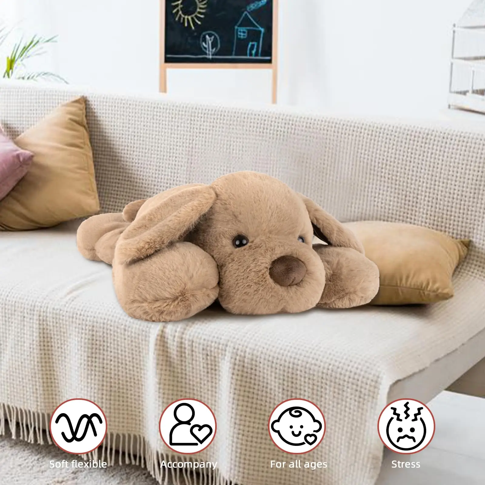 Weighted Dog Stuffed Animal