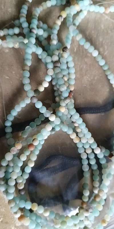 Natural Stone Round Flame Stone Beads Yooperlite Fire Sodalite Loose Spacer Beads for Jewelry Making DIY Bracelets Necklace 15'' photo review
