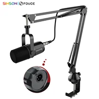 FDUCE SL40X+ /SL40X XLR Dynamic Microphone Kit With Arm Stand/Built-in Headset Output / Sound Insulation,For PC PS5/4 Mixer
