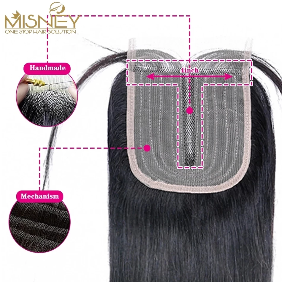 Straight Hair Lace Closure 4x1 T Middle Part Transparent Lace Closure Brazilian Human Hair Swiss Deep Curly human hair closure human hair lace product