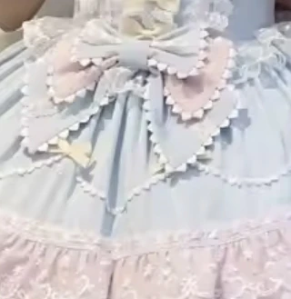 Frilly Ribbon Dress - Hime Lolita Aesthetic photo review