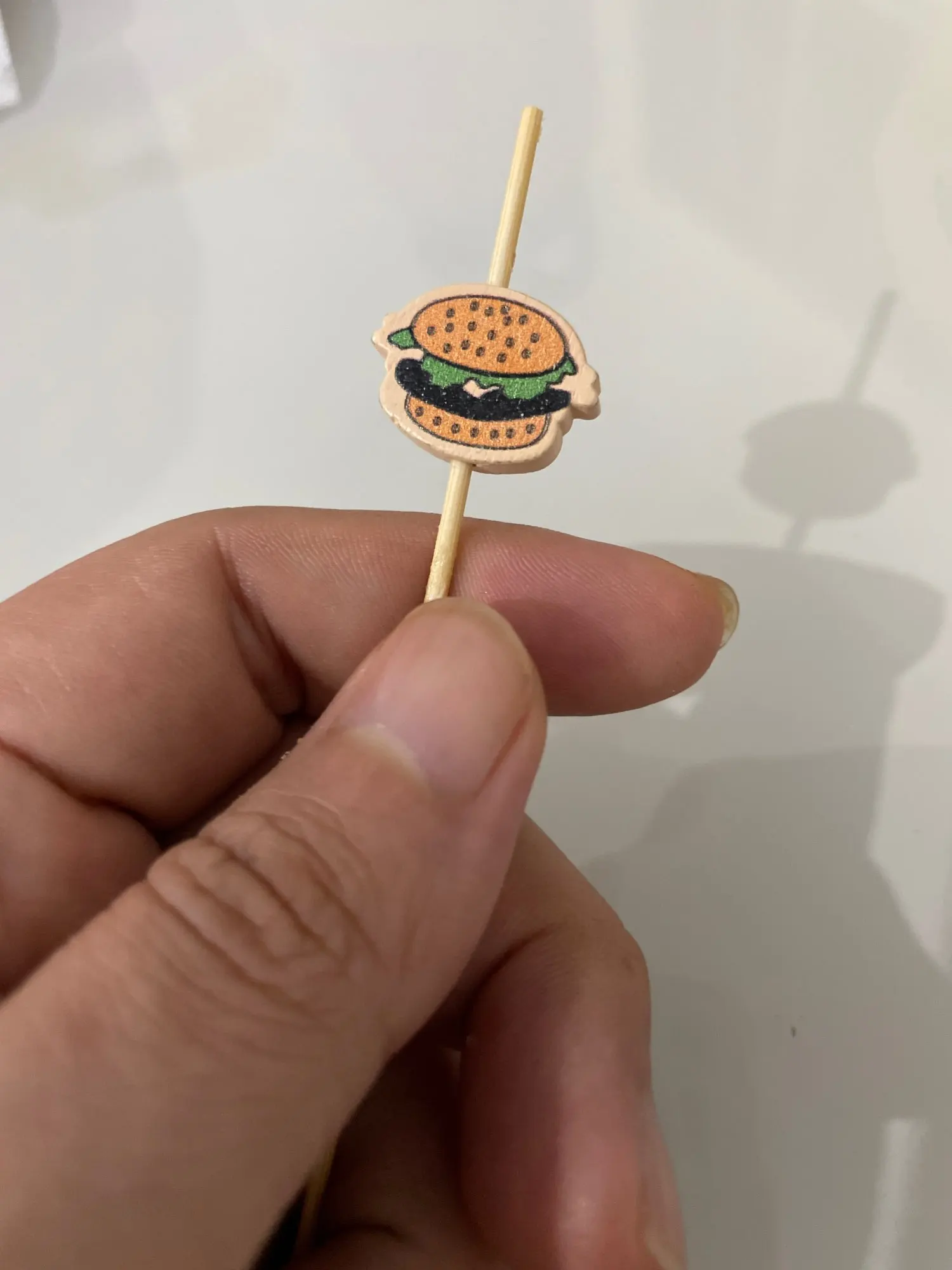 Toothpick for burger photo review