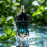 Parfum Masculin Non Conventionnel pour Hommes 4.2FL OZ 125ML jpt Golden Leaf Fig Cologne Longue Durée Spray Corporel Attrayant Parfums Masculins Sexy Drop 4