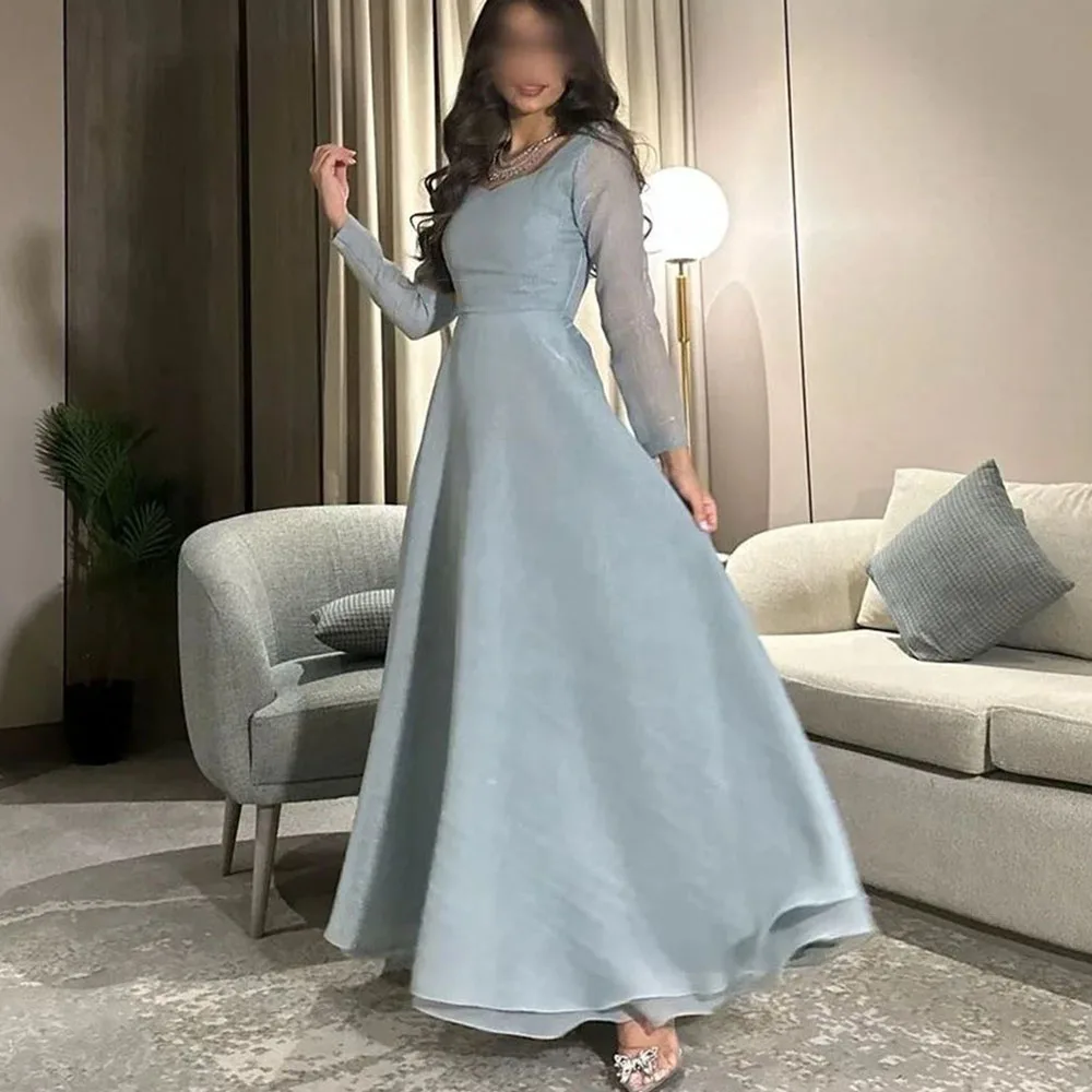 

Женский элегантный простой миди-трапециевидный топ с длинными рукавами и шнуровкой по щиколотку