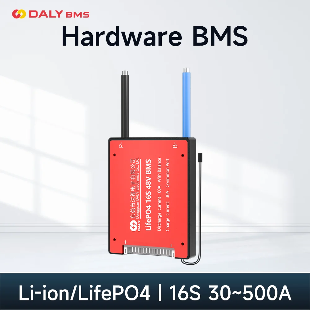 Daly Bms 16S 48V Lifepo4 Bms 16S 60V 18650 Con Ntc 30A 40A 60A 80A 100A 200A 250A Per Inverter Di Accumulo Di Energia Victron