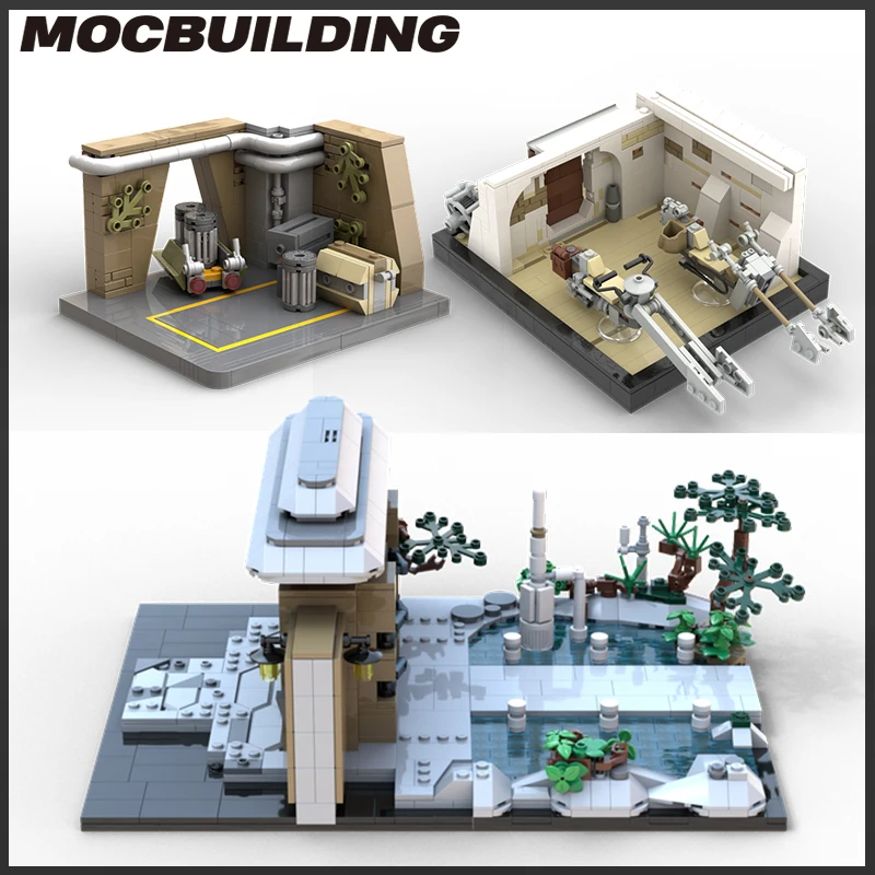Звездный фильм клон турбо Танк эксперт-ведущий MOC космические войны Серия