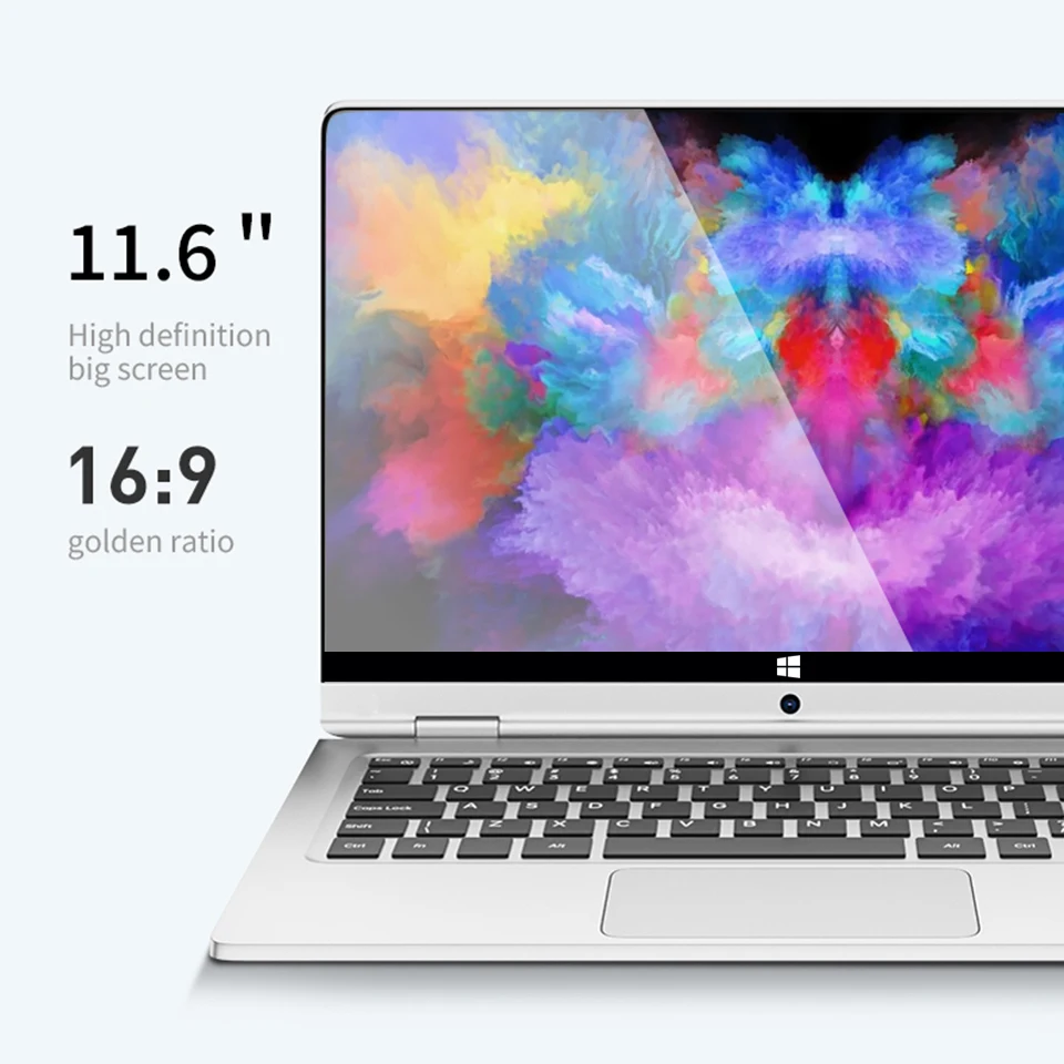 Ordinateur Portable Tactile 11.6" Pliable 360° - Processeur Celeron N4020, 6Go RAM, 128Go SSD - WiFi 5G, Bluetooth - Rose
