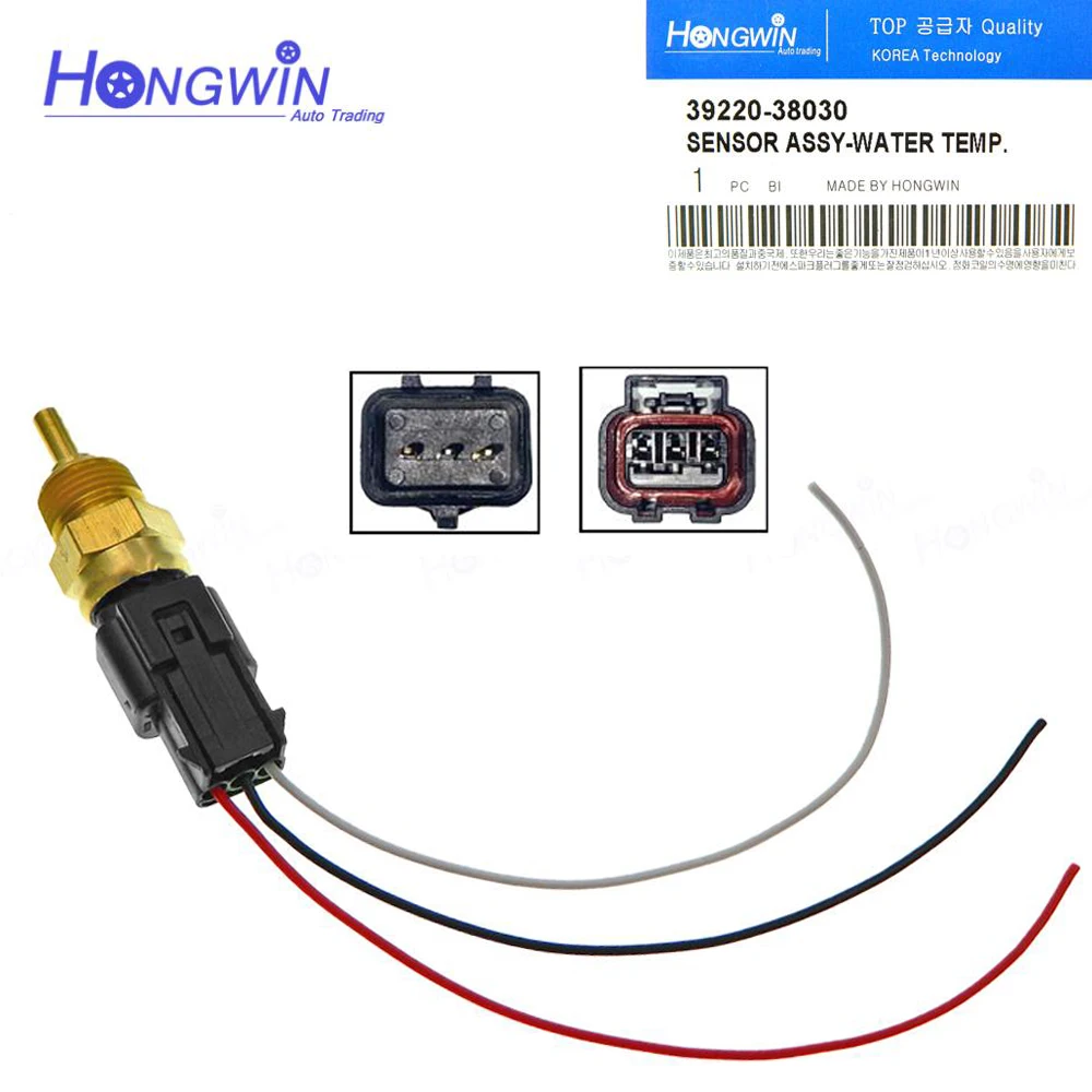 Coolant Temperature Sensor Sender For Hyundai FOR Kia Motor 2000-15 39220-38030/3922038030/39220 38030/39220-38020/3922038020