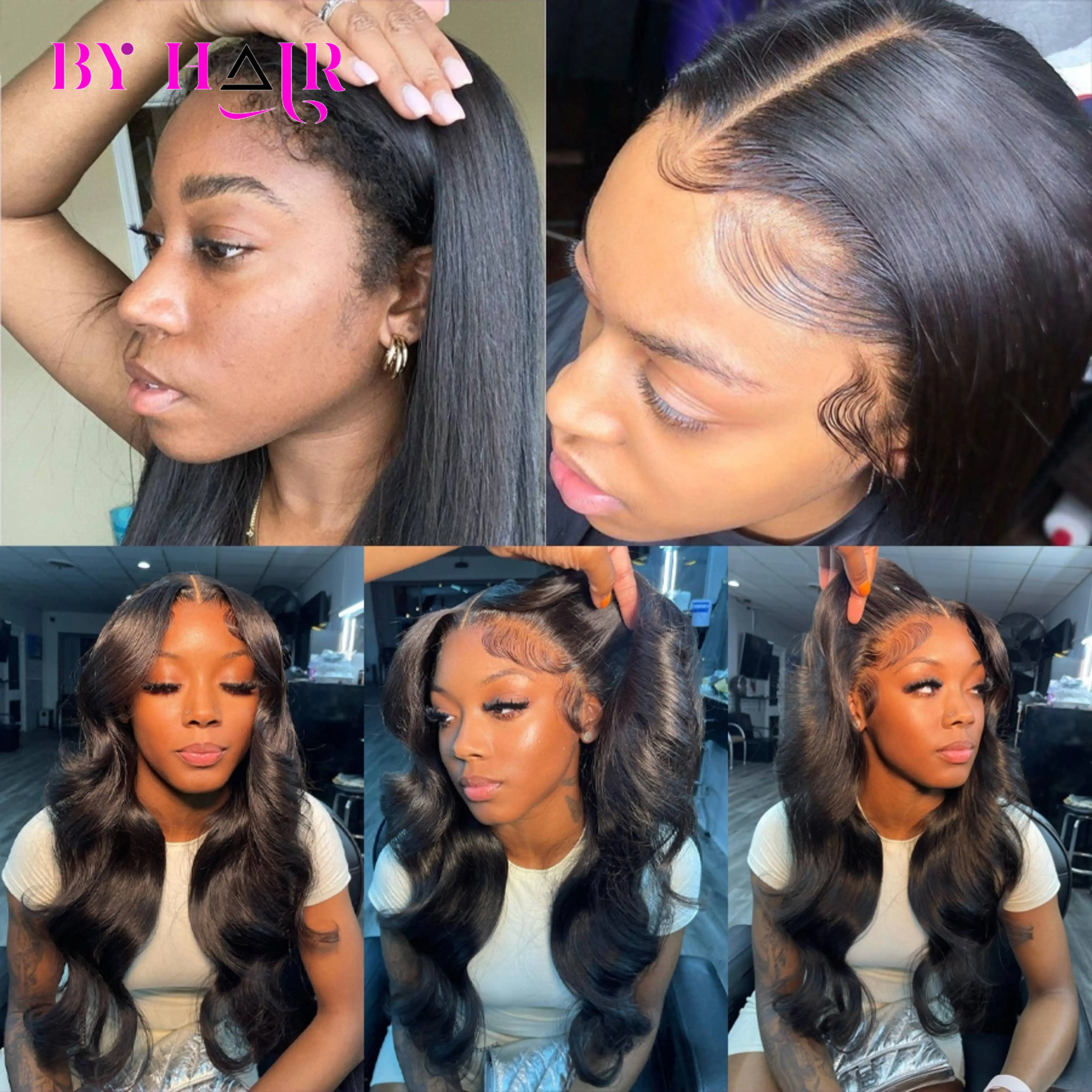 4x4 Body Wave Closure Brazilian Human Hair Free Part 4x4 5x5 Transparent Lace Closure Natural Color Only 100% Remy Human Hair 6