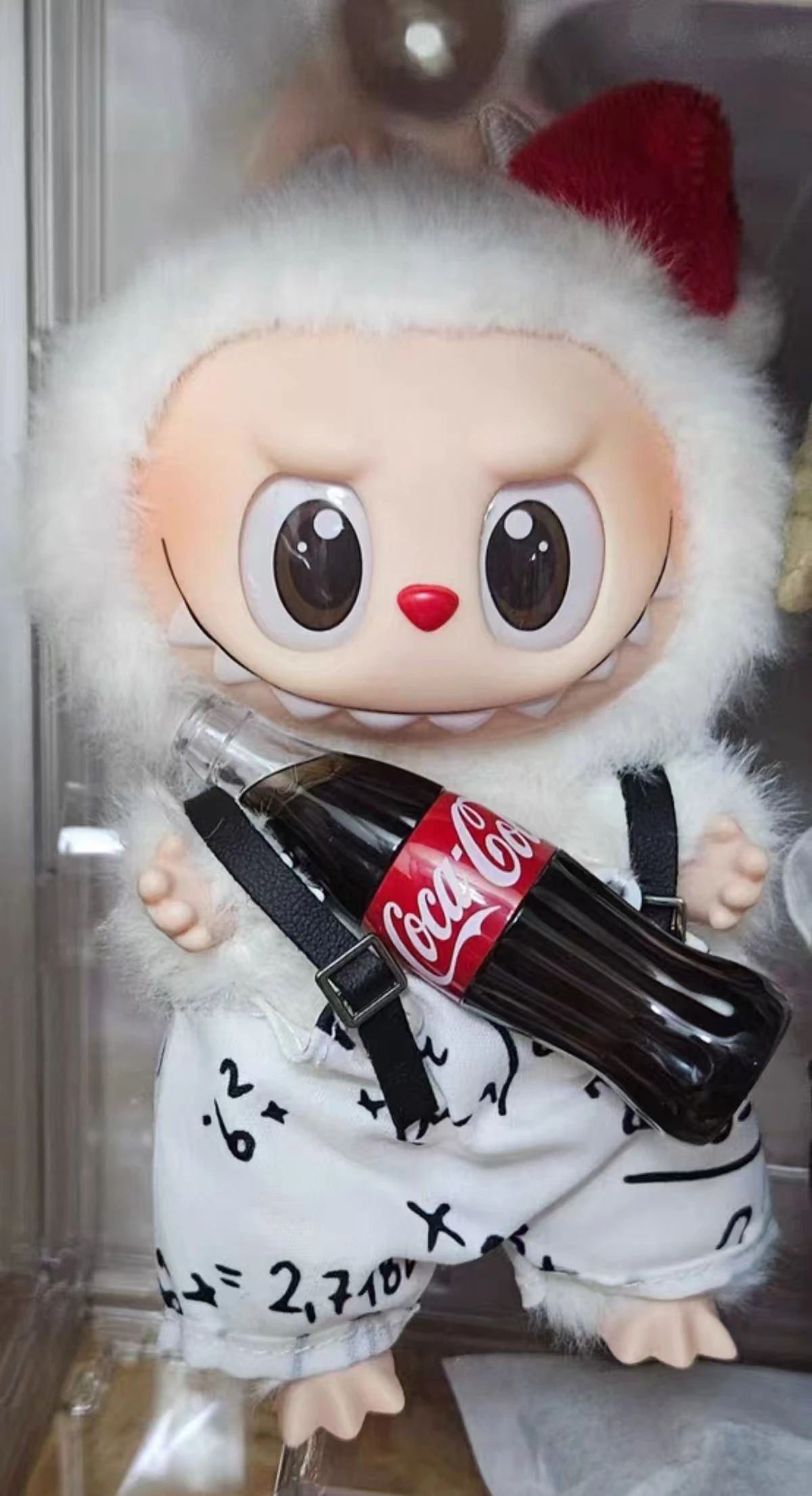 Labubu V1/V2 Doll Clothes: Strap Pants & Skirt Overalls Set with Accessories photo review