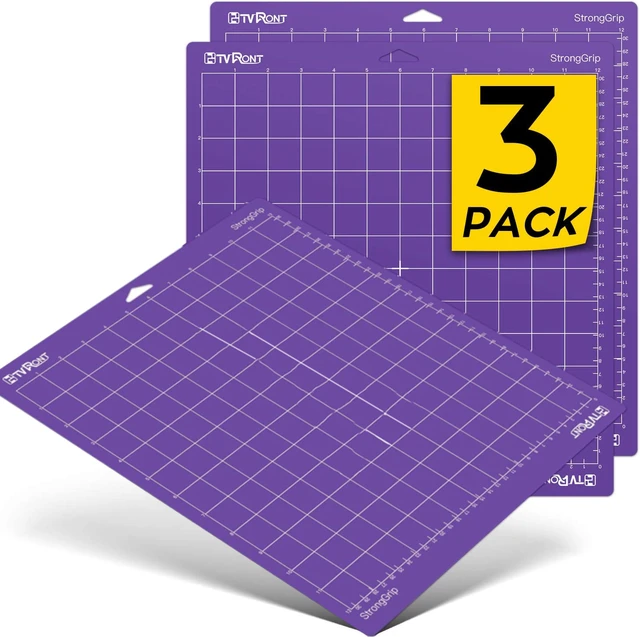 HTVRONT 3 Pack 12x12in/30x30cm PVC Adhesive Cutting Mat Engraving Machine  Base Plate Pad for Cricut Explore Air/Air2/Maker DIY - AliExpress