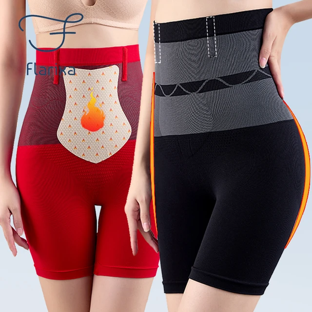 Flarixa High Waist Thermal Panties For Women Flat Belly Shaping