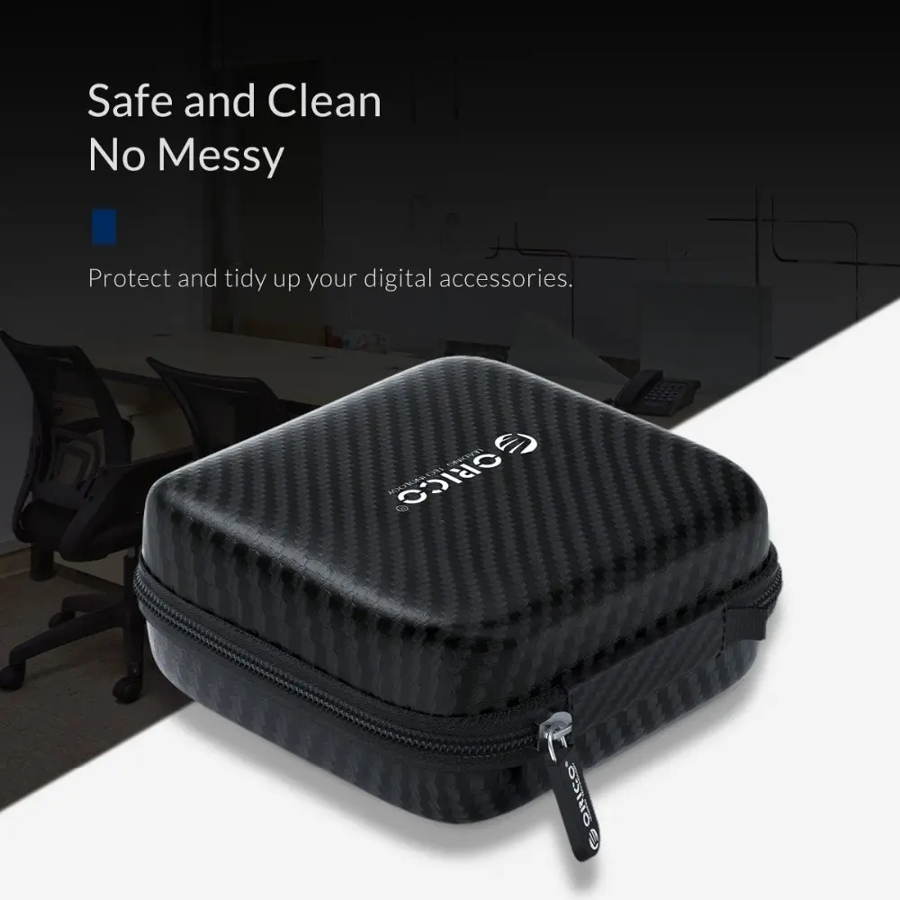 Headphone Case Bag Hard Accessories Storage Bag Organizer USB Cable Charger SD TF Cards ORICO electronic accessories case digital accessories bag memory card storage case data cable storage bag cable storage bag cable organizer pouch