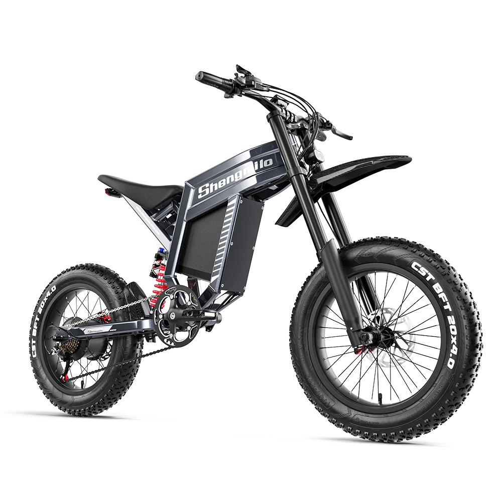 Shengmilo S900 Electric Bike 1500W Motor 60V 30AH 65KM/H electric motorcycle Off-Road Motorbike 20*4.0 Tire MTB EBIKE Oil Brake