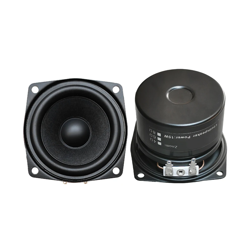 

Круглый динамик AIYIMA HiFi 2,5 дюйма 4/8 Ом 15 Вт Полнодиапазонный динамик шерстяной конус с резиновым краем динамик квадратный опционально DIY 2 шт.