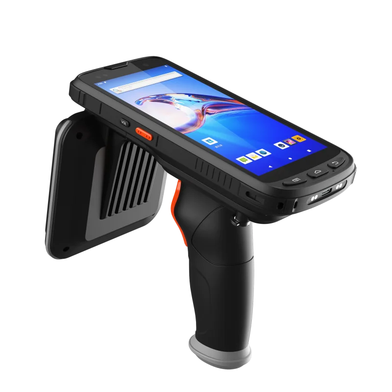 Andorid10.0 UHF RFID Handheld Reader For Logistics and Warehouse Management  4G WI-FI Bluetooth Function JT-973