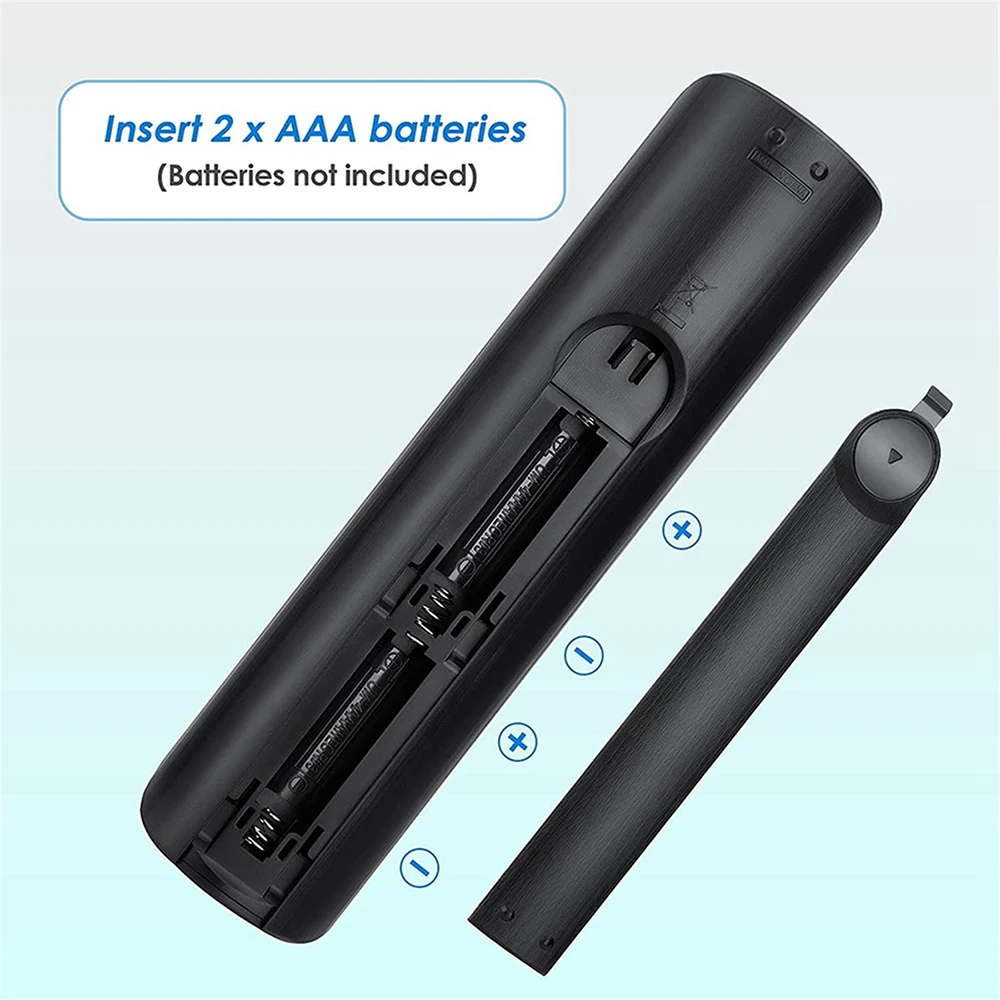 Universal Remote Control for Samsung Smart Tv, Control Replacement Fit for 4K Uhd Qled Hdtv Led Tvs, with Hulu Netflix Primevide