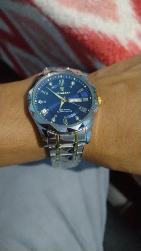 POEDAGAR Top Luxury Men Quartz Watch Waterproof Luminous Stainless Steel photo review