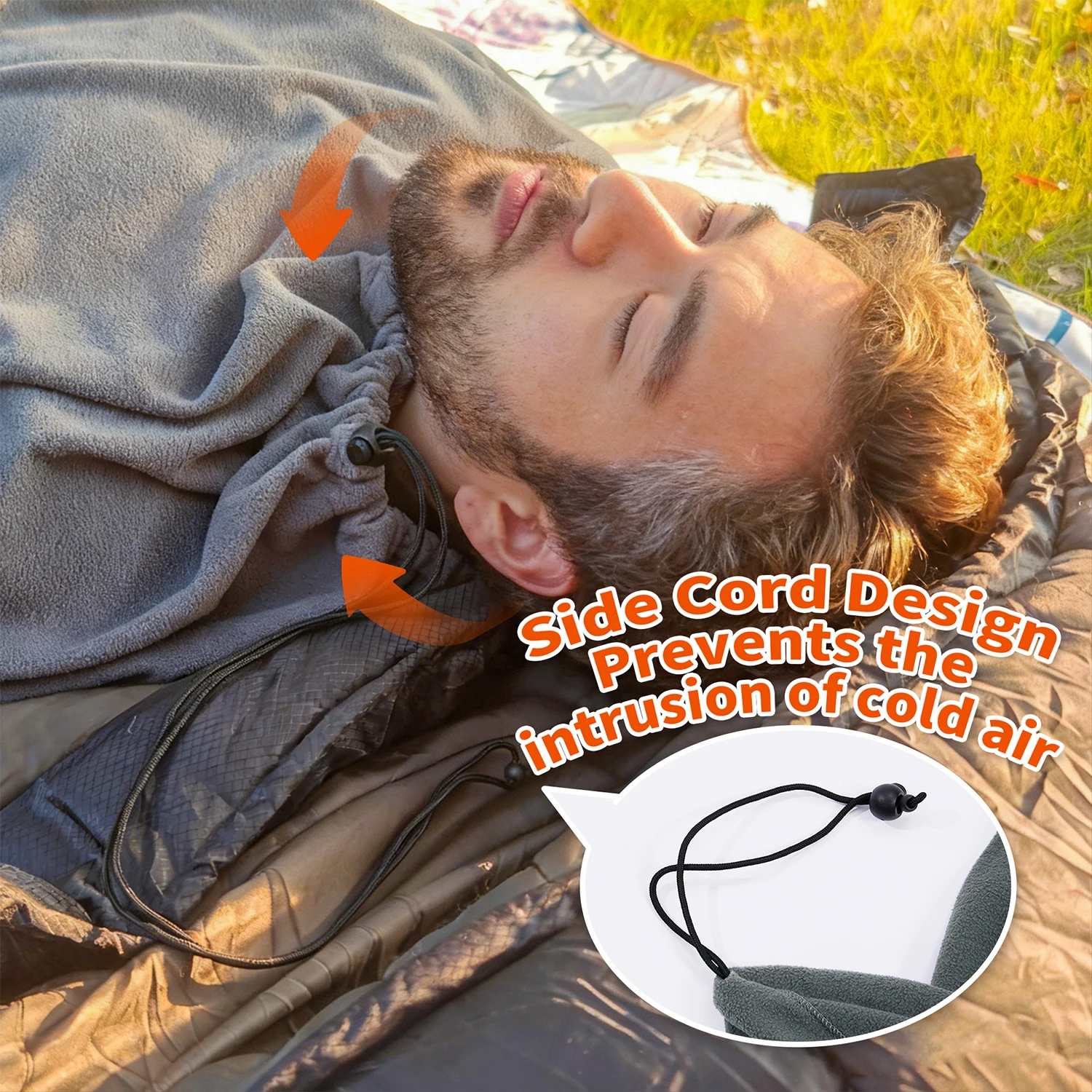 MAPLEAF Fleece Sleeping Bag Liner – Ultralight Winter Travel Sheet 3