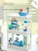 Glass Dustproof Storage Box for Anime Q Version Figure Model Toy Doll Collectible Clear Display Organizer Display Case for Dimoo 4