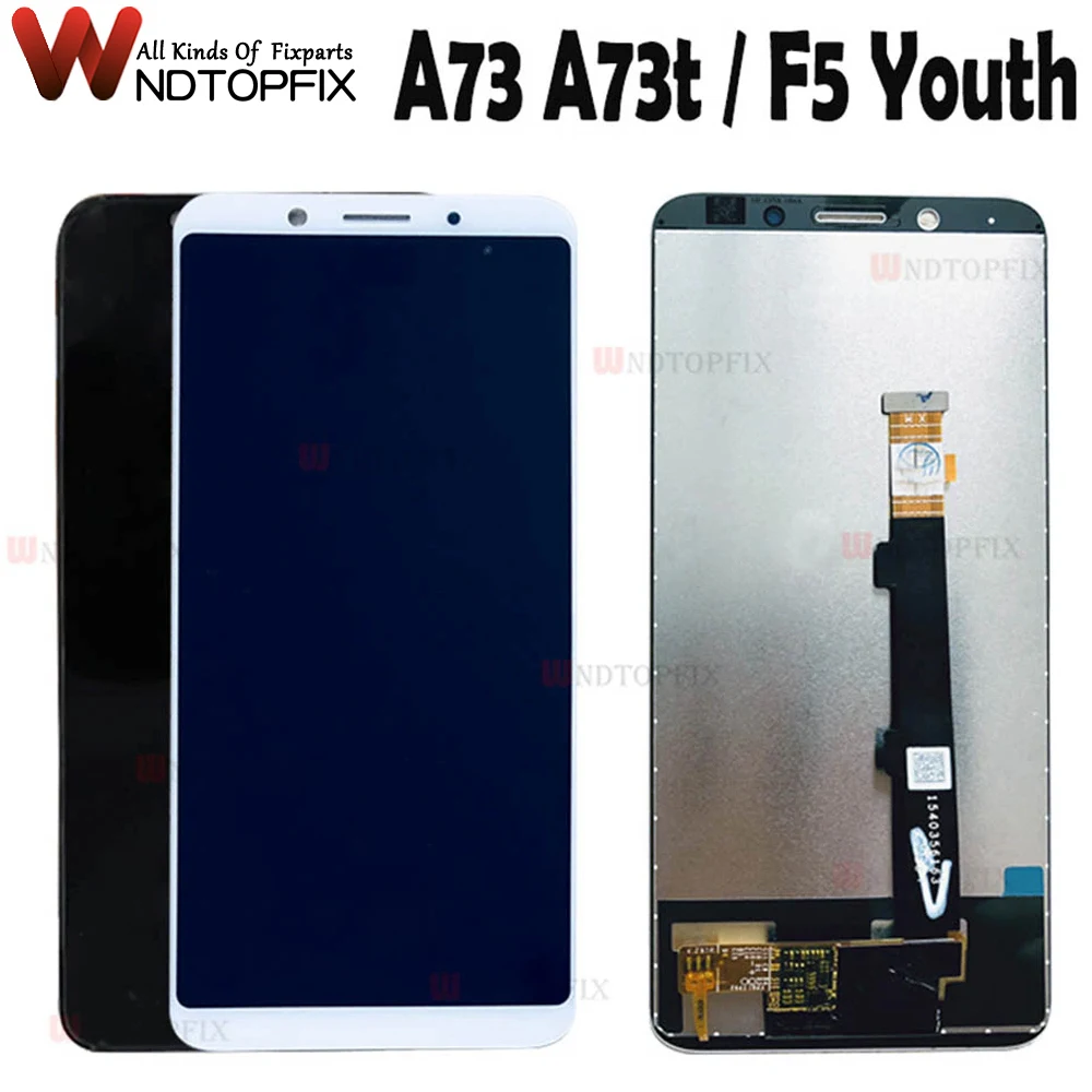 

For Oppo A73 LCD Touch Screen Digitizer Assembly For Oppo A73T LCD Display For Oppo F5 Youth LCD cph1723 CPH1725 F5 Full LCD