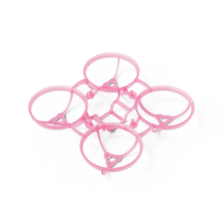 Profil du châssis drone FPV micro 65mm Air65 Champion, finesse et transparence gris/rose, 2.20g
