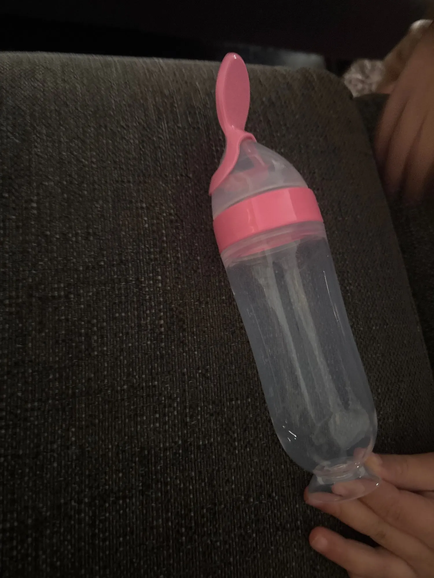 Silicone Baby Bottle with Spoon - Easy Milk Feeding for Infants photo review