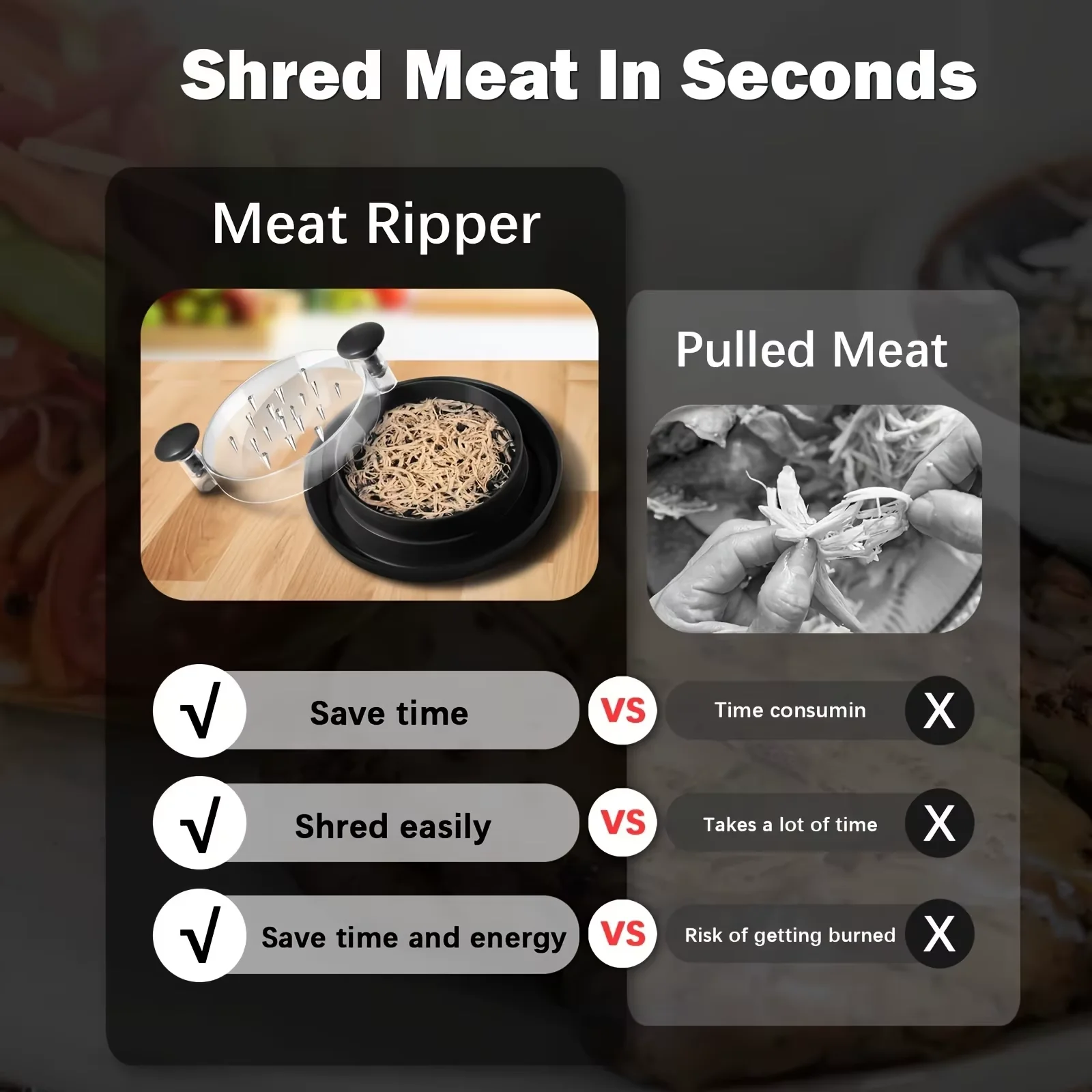 Manual Chicken Meat Shredder 6