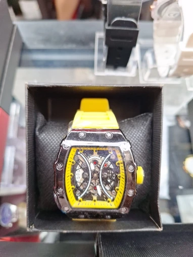 Relógio masculino luz marca de luxo barril vinho dial moda noite brilho relógio esportivo calendário reloj l146 photo review