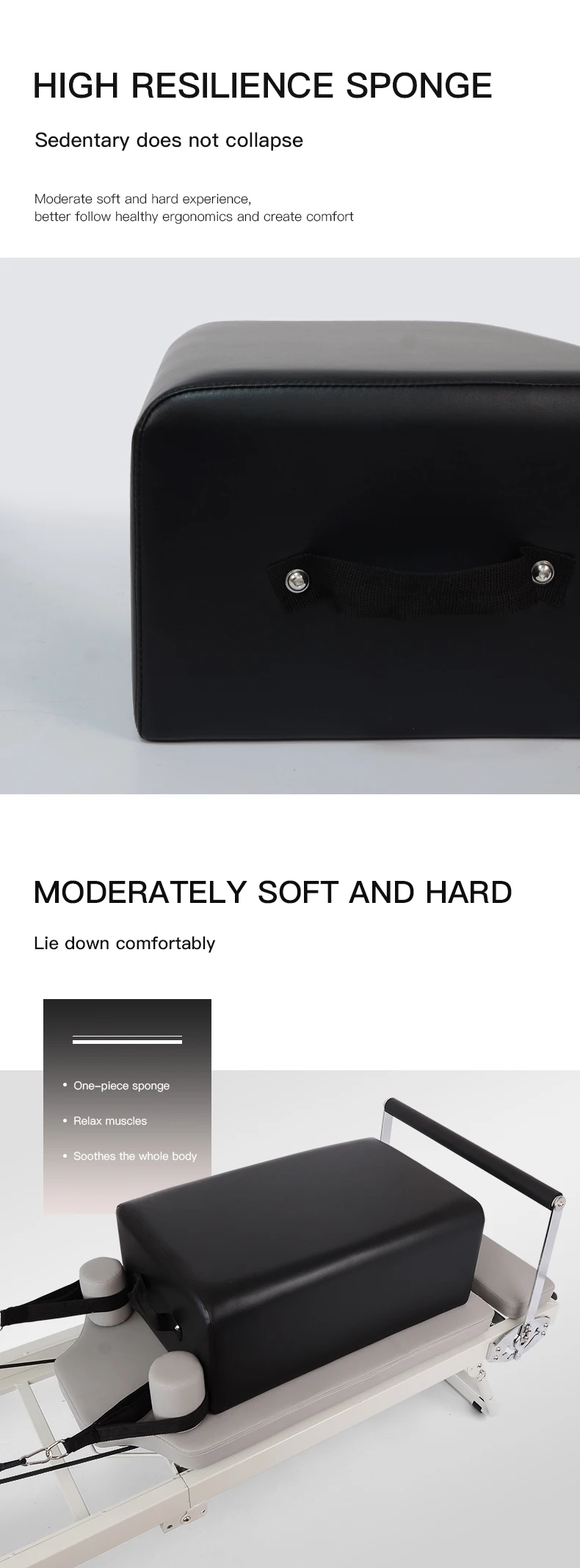 MIYAUP Hot Beige New Pattern High Quality Exercise Core Bed With Boxing Pilates Reformers A29b506f8da87472f89bfaa68a54ce137l