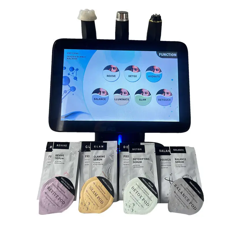 New Design 3 in 1 co2 bubble oxygenation pods skin tighten oxygen jet therapy facial machine