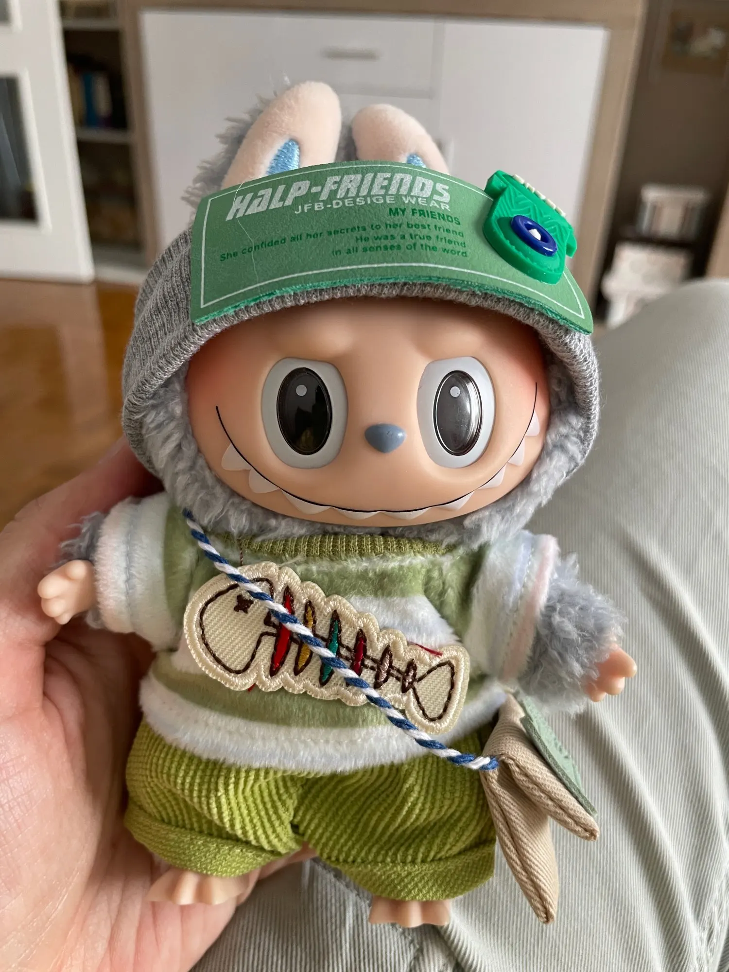 Labubu Doll Clothes: 15/17CM Idol Kpop Green Outfit Set with Bag & Accessories photo review