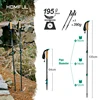 Homful Nordic 195g/pc Trekking poles Walking sticks Alpenstock Telescopic ultralight  Premium Carbon Adjustable with Quick Lock 4