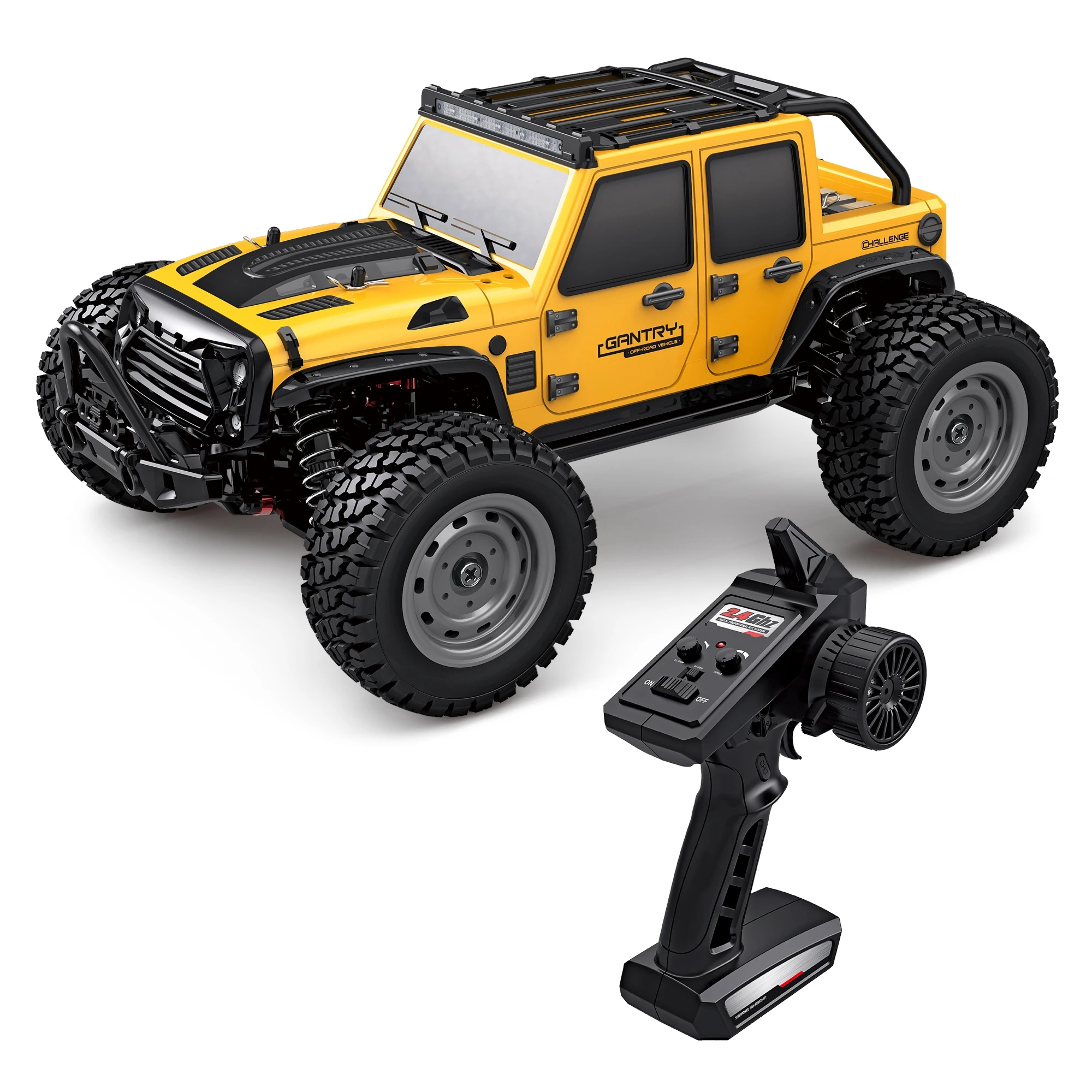 2022 New Arrival GANTRY 2.4G High-speed 16103 4-wheel Drive Vehicle W/ lights, Off-road Jeep, 1/16 Scale RC Truck 3