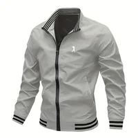 Men's Lightweight Jacket Autumn Jacket Shirt Jacket Vacation Daily Soft Pocket Spring & Fall Plain Fashion Classic Lapel Jacket 4
