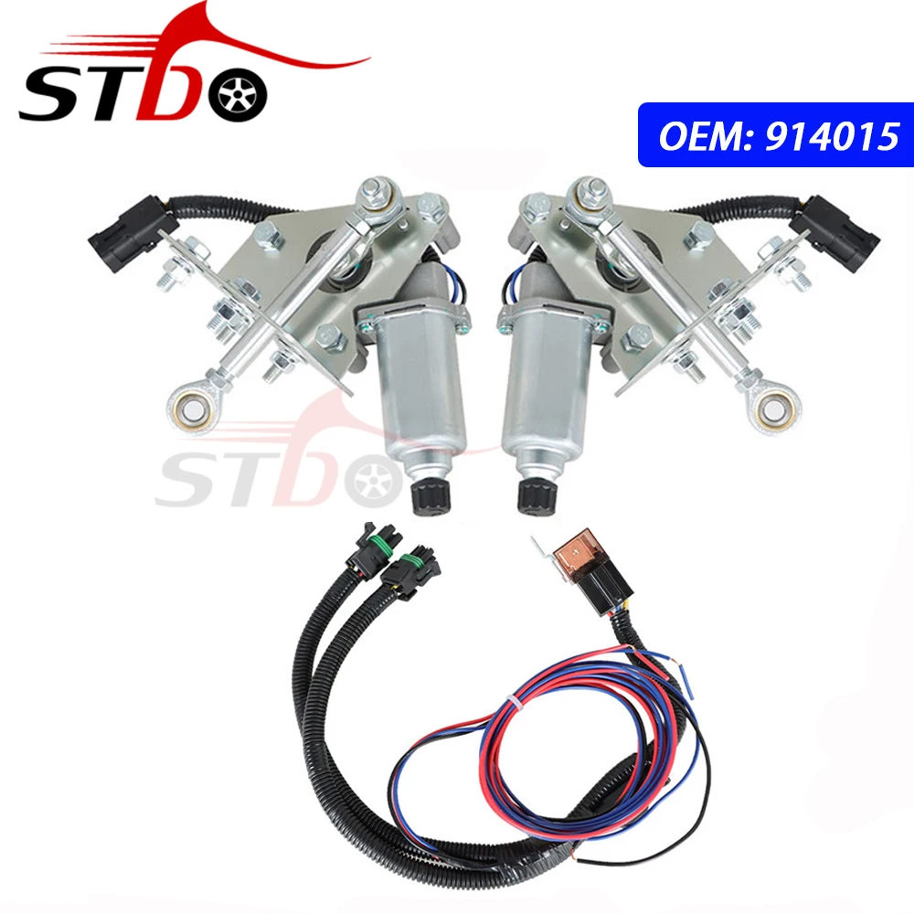 914015 Paia Di Kit Di Conversione Fari Elettrici Aggiornamento Per Accessori Auto Chevrolet Corvette C3 1968-1982