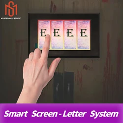 Secret room escape game mechanism props Electronic puzzle superb 1987 GY mysterious studio alphabet letter system smart screen