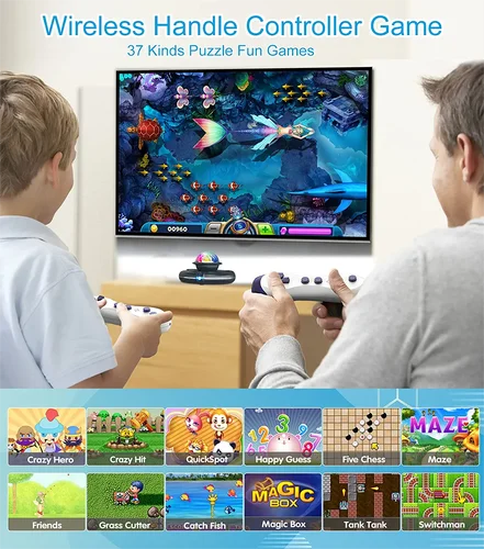 TV 및 PC용 댄스 매트 게임, 모션 감지, 2 개의 무선 핸들 컨트롤러, 미끄럼 방지 마사지 요가 패드 3