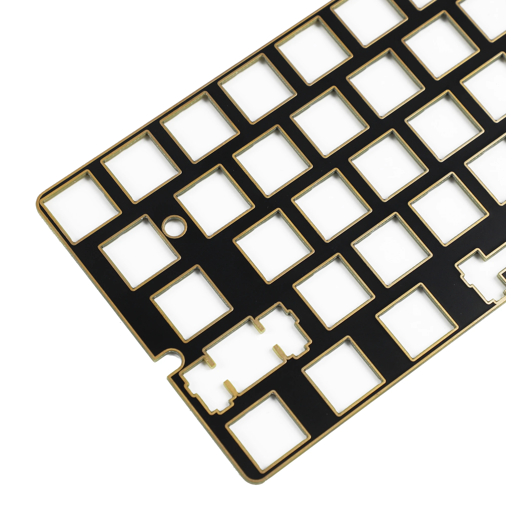 GK64 FR4 플레이트 포지셔닝 보드, 플레이트 장착 스태빌라이저, GH60, XD64, GK64, Gk64x, GK64xs 용