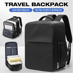 Compact Cabin Travel Backpack - Sleek Hand Luggage with 15.6 - inch Laptop Compartment (Black 3601)