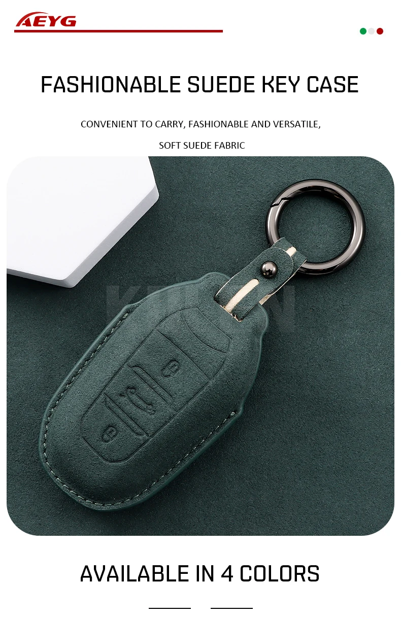 Leder Auto Remote Key Case Cover Shell für Peugeot 308 408 508 2008 3008 4008 5008 Citroen C4 C4L C6 C3-XR Picasso DS3 DS4 DS5 – Detail 2