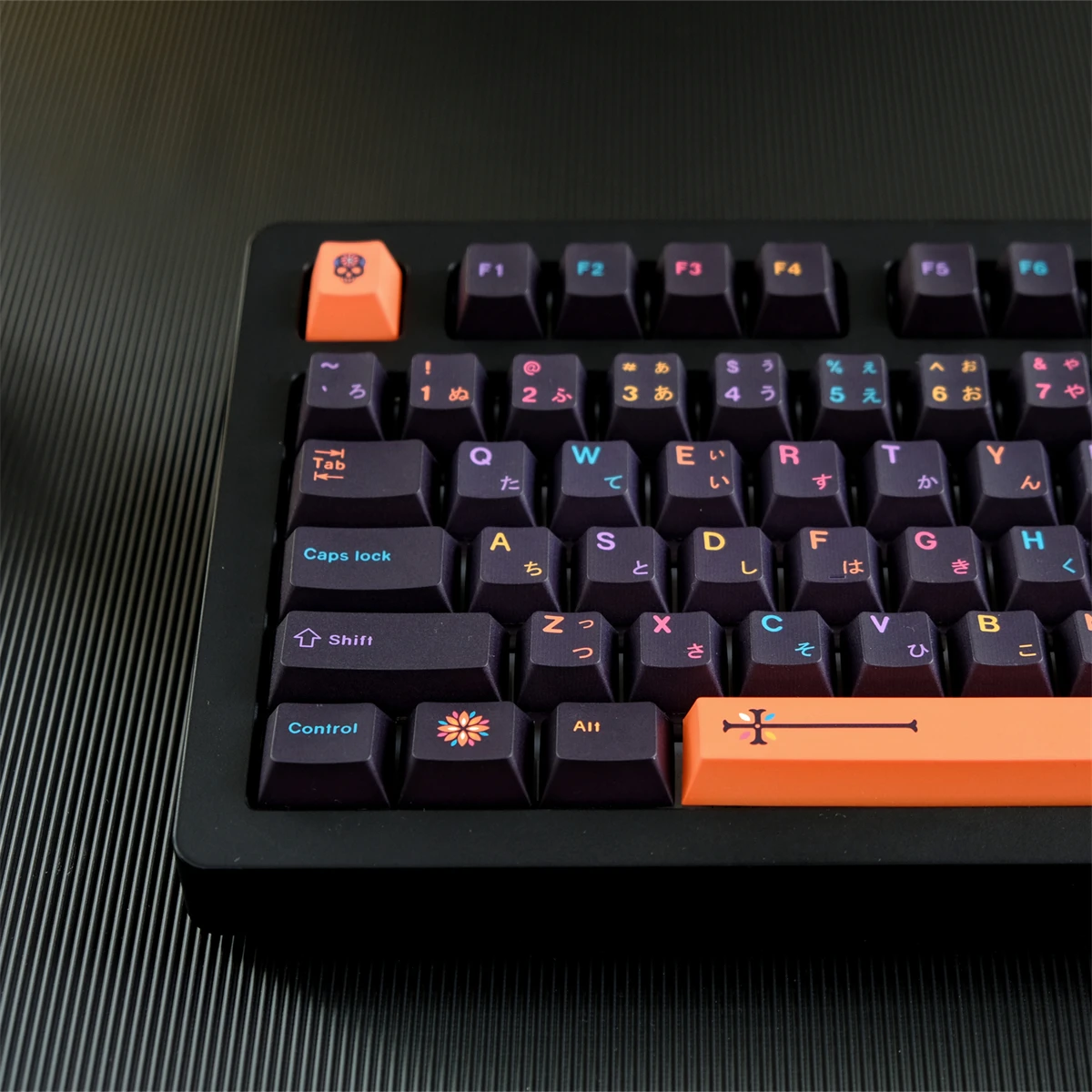pbt 5-side tintura sublimação teclado mecânico para