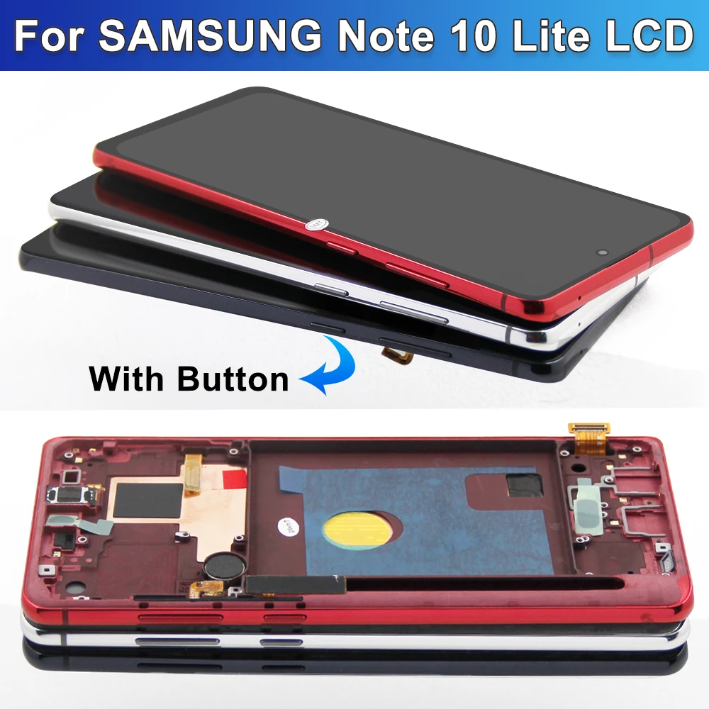 SAMSUNG - Galaxy Note 10 Lite (Black)美品 変換プラグおまけ付き Amazon.com: ABUSVEX Original Galaxy Note 10+ Plus Screen