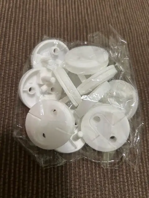 10pcs Anti-Shock Socket Covers - European Regulations Safety Covers for Power Outlets photo review