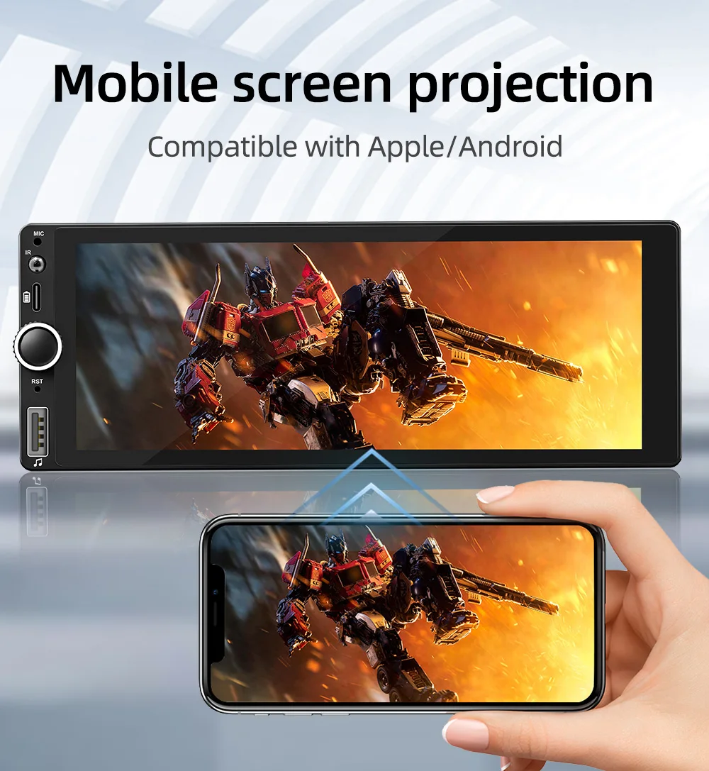 1 Din MP5 Car Radio 6.86'' MP5 Player Wired Carplay Android Auto Universal Multimedia Player Mirror Link Car Stereo 11 A2a0af98dfa5b4daeb642e2f0349394d3m 1 Din MP5 Car Radio 6.86'' MP5 Player Wired Carplay Android Auto Universal Multimedia Player Mirror Link Car Stereo