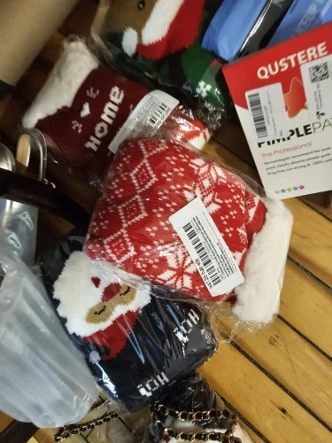 Flauschige Wintersocken mit niedlichen Tiermotiven photo review